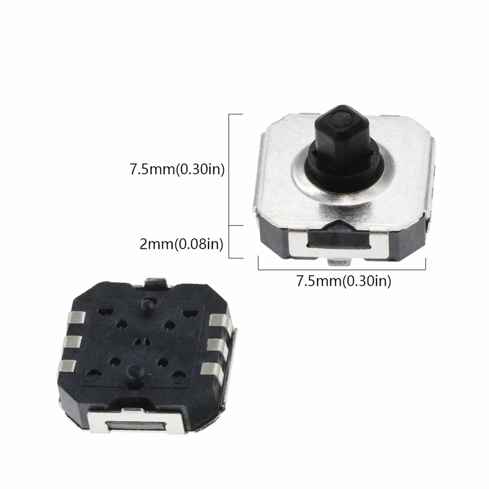 10 SZTUK ALPS SKRHABE010 5-drożny kierunek SMD 7 * 7 przełącznik dotykowy przycisk joystick