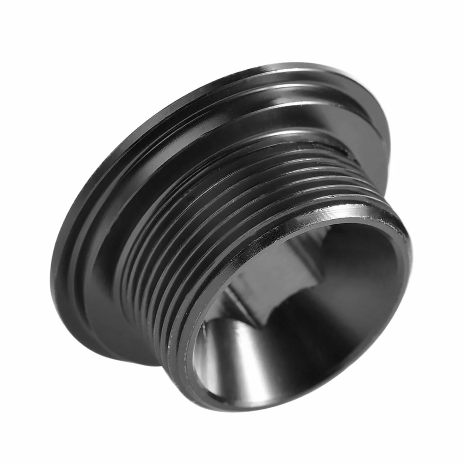 Wytrzymały Rower ze Stopu Aluminium Korba Rowerowa Korba śruba Mocująca śruba Korby Długi Hollowtech (Czarny)