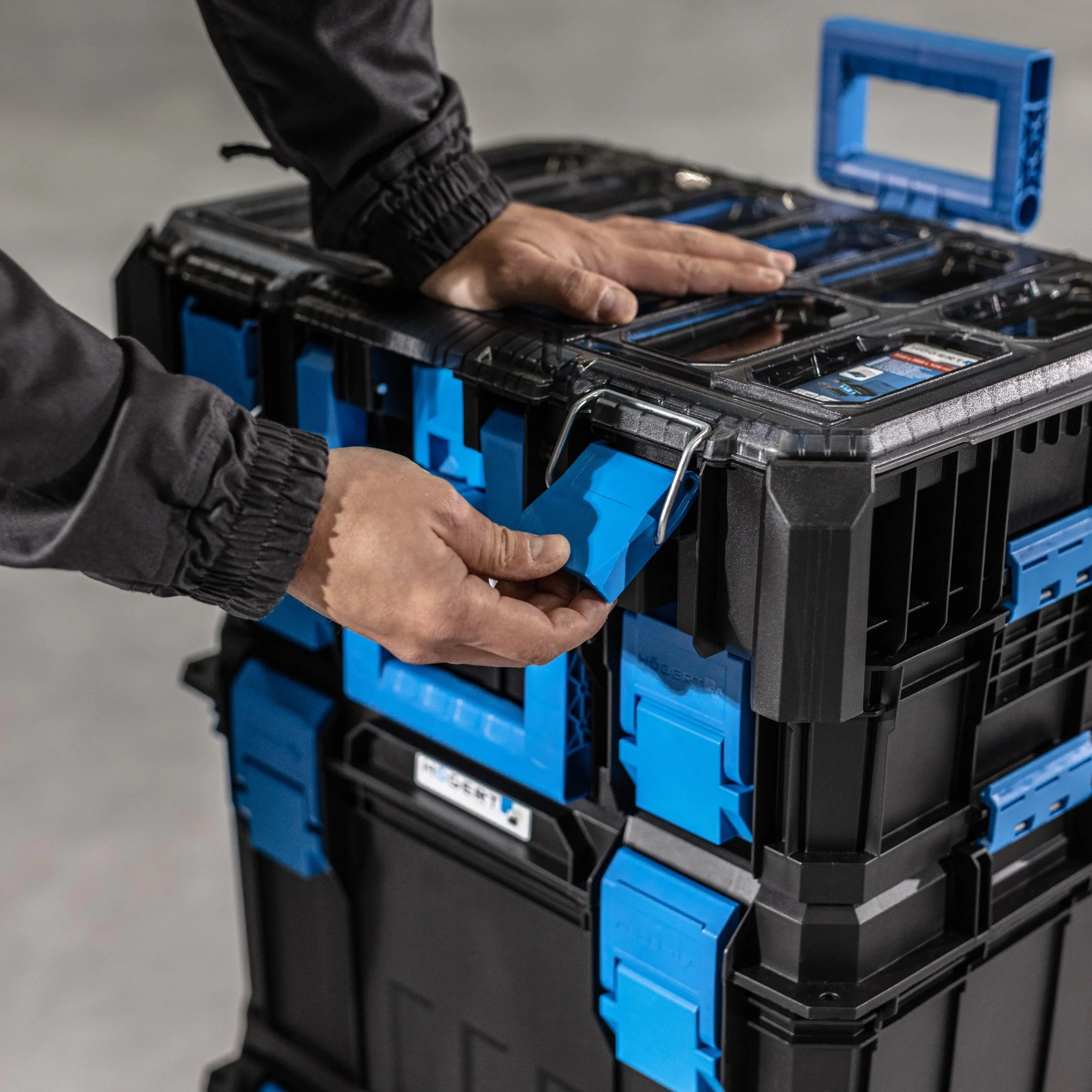 Högert Technik Skrzynka narzędziowa 50 kg modułowa ABS HT7G502