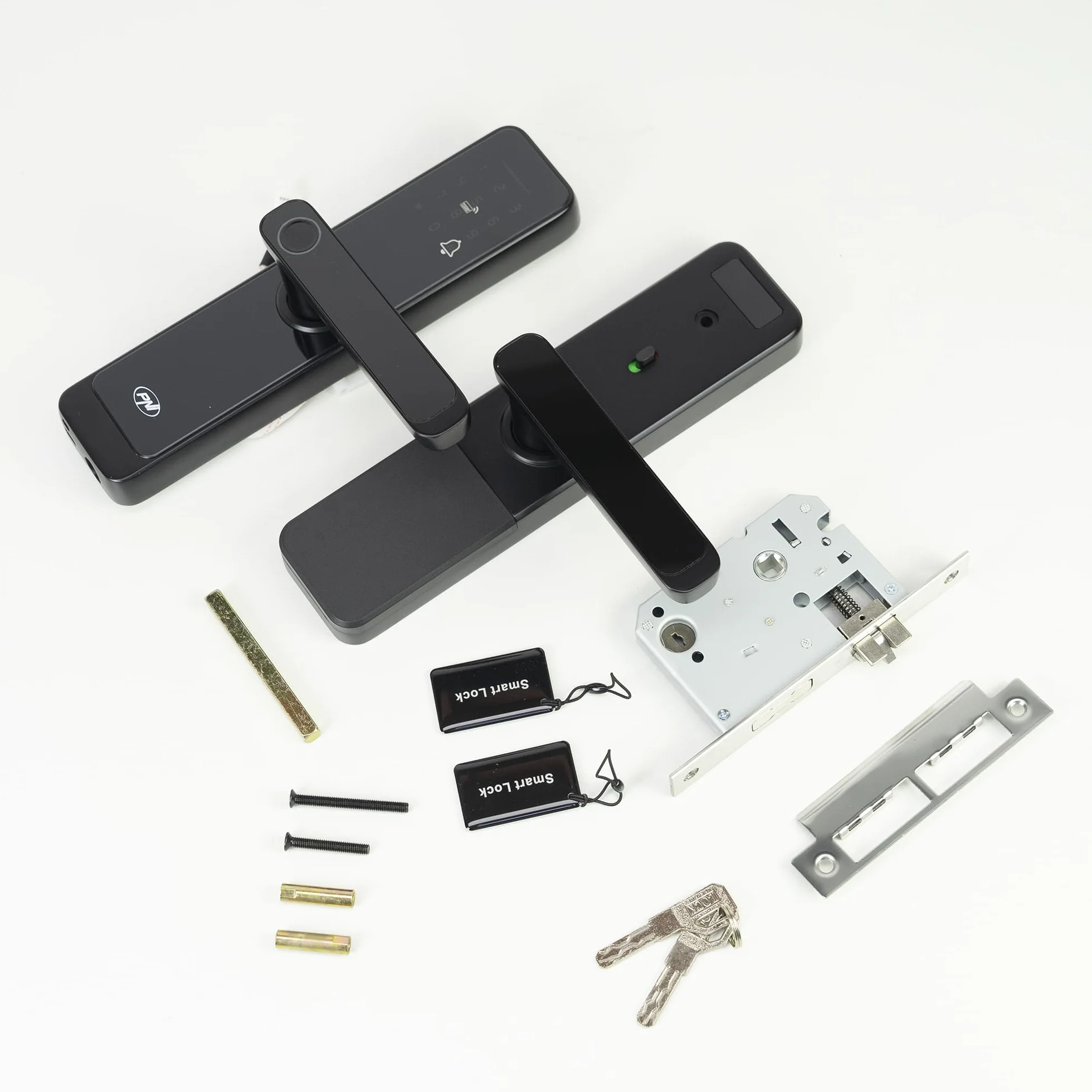 Smart Lock PNI SafeHome PTY6526, odcisk palca, kod, tag, aplikacja Tuya Smart