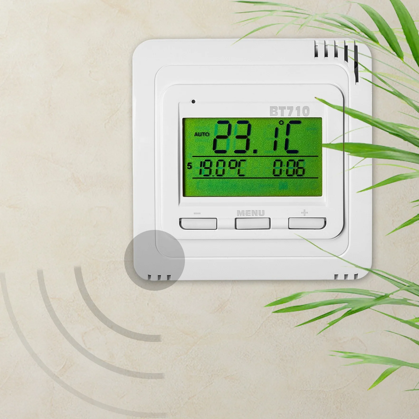 Programowalny termostat cyfrowy do ogrzewania i klimatyzacji typ 3