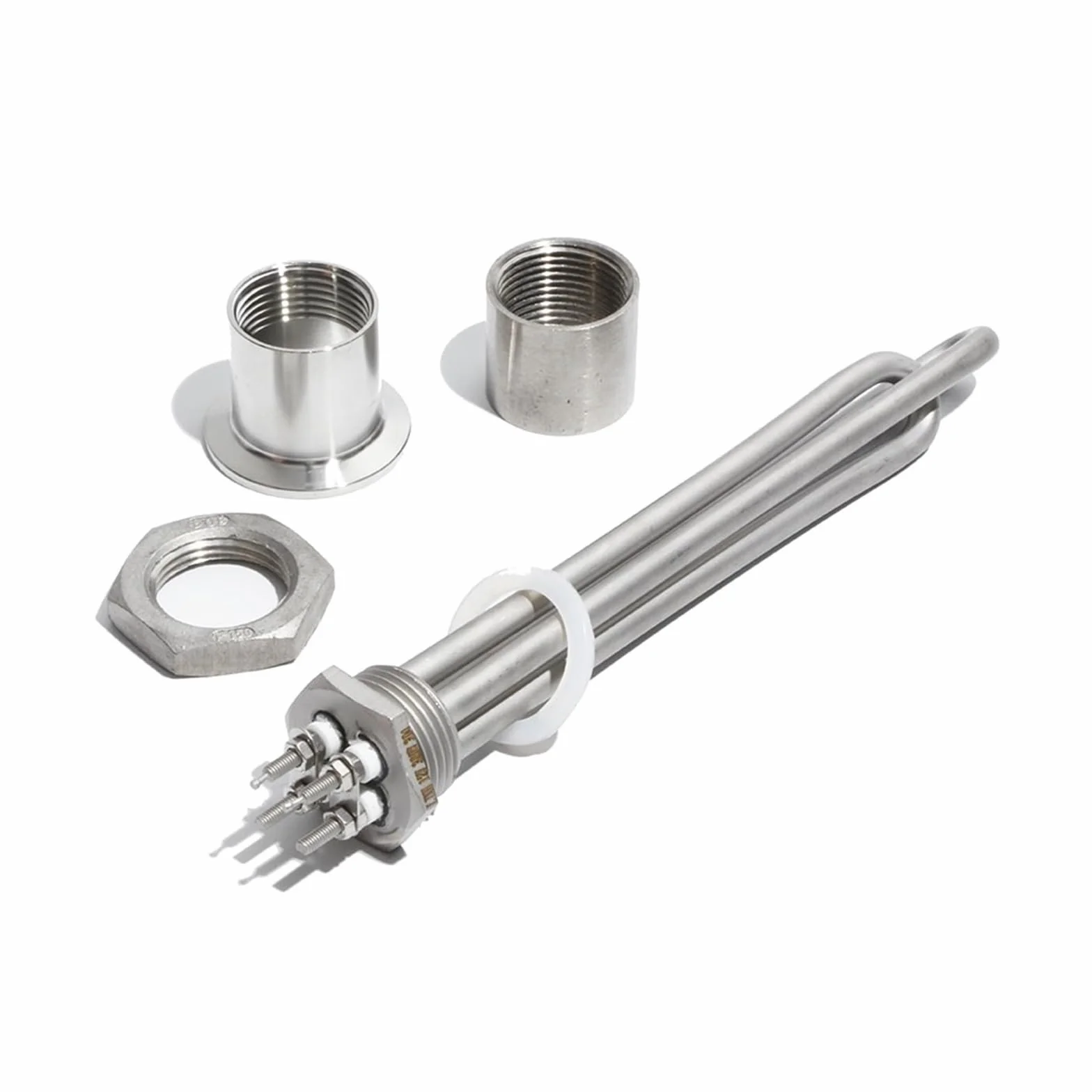 Fengpeng DN25 DC 48V 600W Element grzejny do podgrzewacza wody słonecznej 1-calowy stal nierdzewna 304 200mm