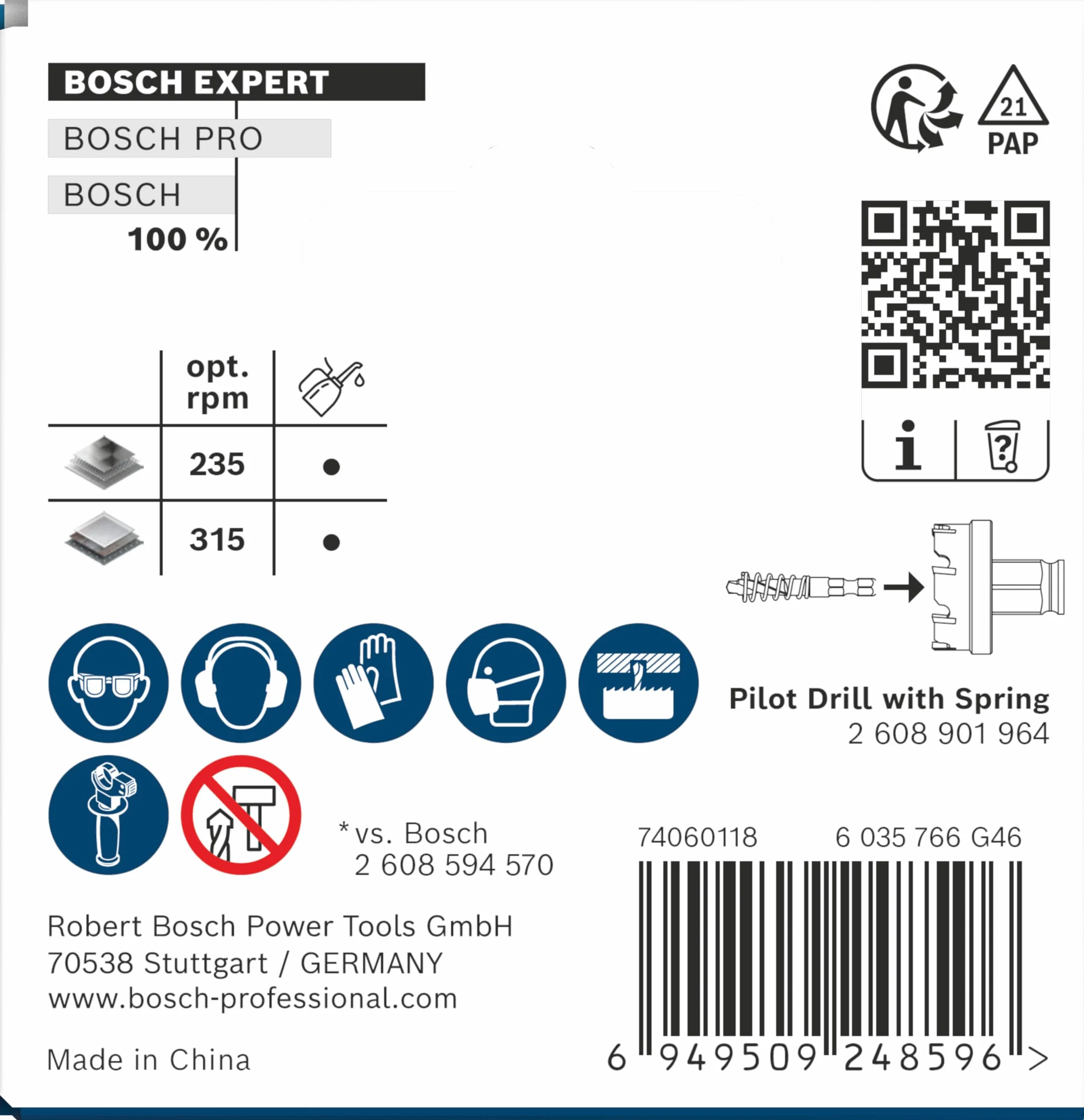 Bosch EXPERT Sheet Metal PC Plus Otwornica Ø 51 mm do Stali Nierdzewnej