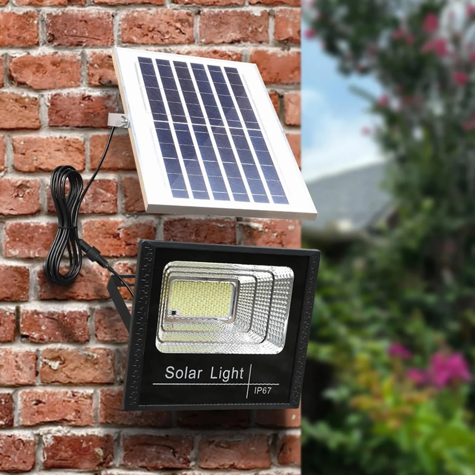 Reflektor zewnętrzny LED 50 W, zimna biel, wodoodporna
