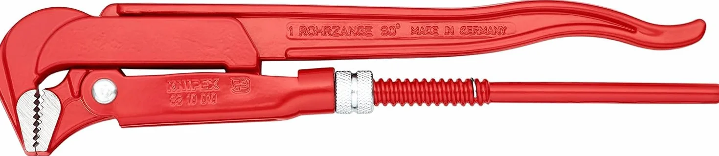 KNIPEX Klucz nastawny do rur 90° 310 mm malowane proszkowo czerwone