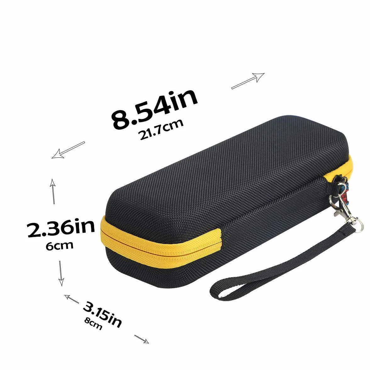Khanka Twarde Etui Podróżne do TROTEC Tester wilgotności BM31, Czarny