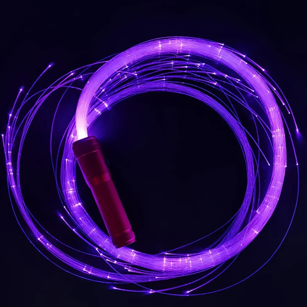 Fiber Optic Whip Dance LED 360° 7 Colors 36 Light Effects Party Disco
