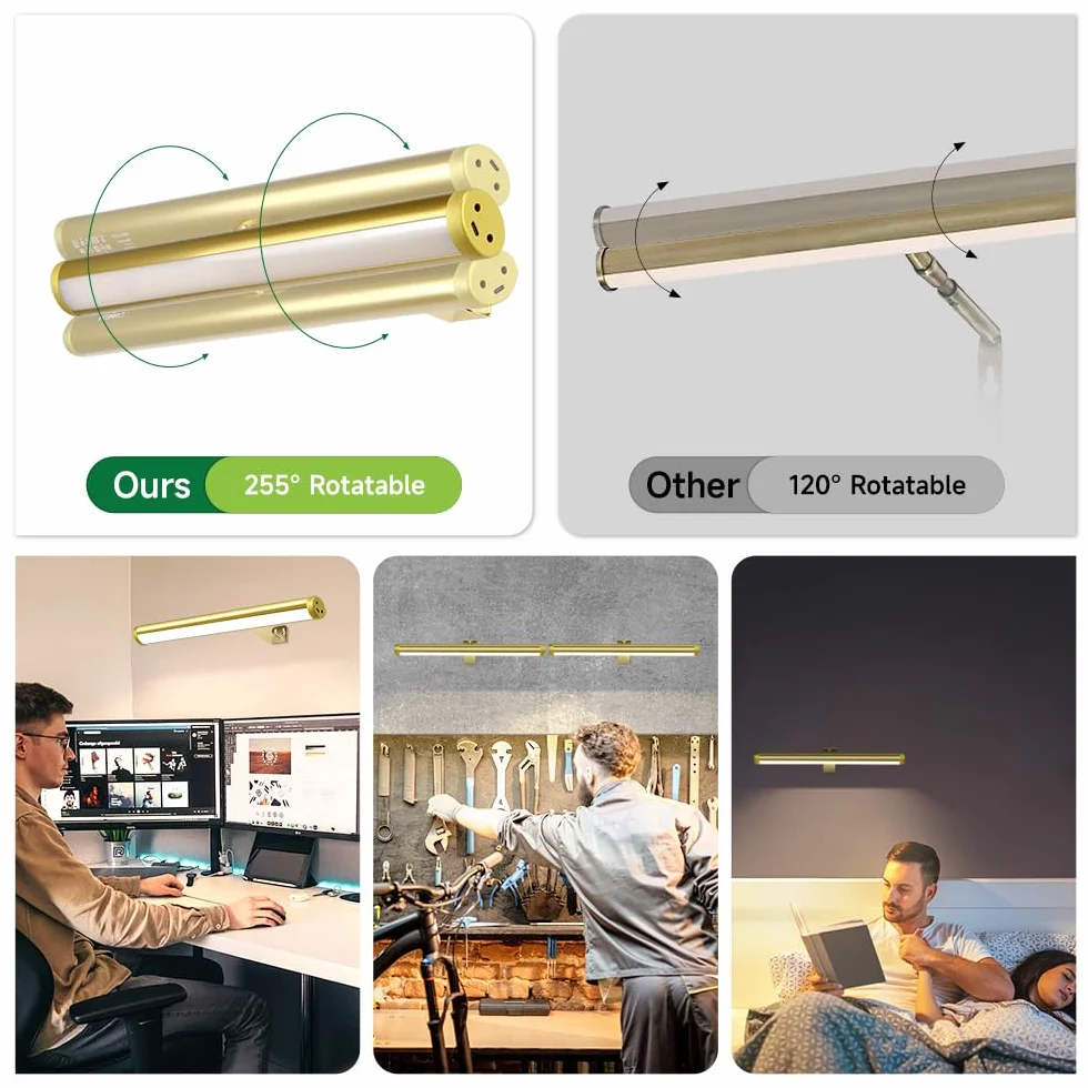 Bezprzewodowa lampa LED 45 cm z pilotem 3 tryby oświetlenia