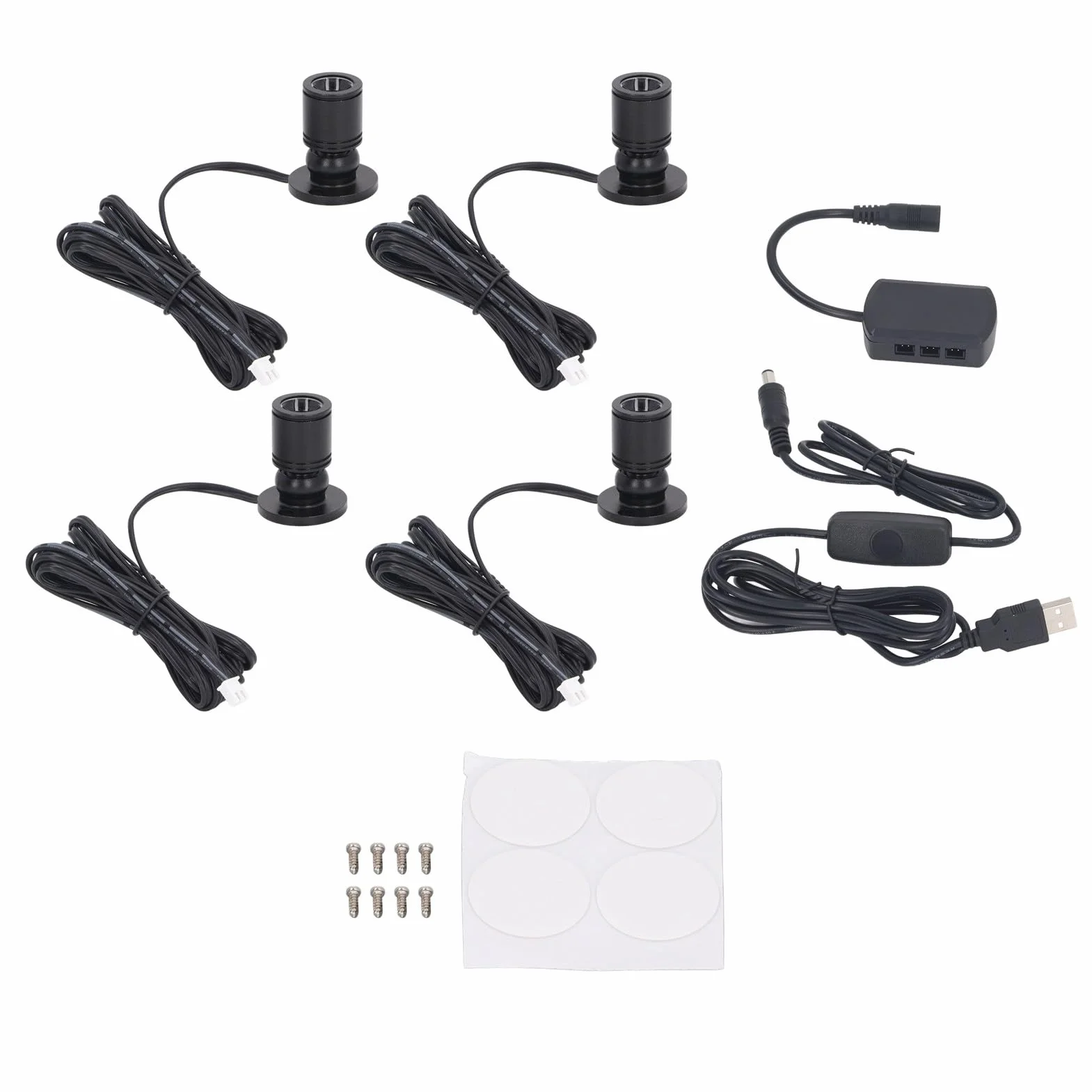 Mini Reflektor LED USB 5V Oświetlenie Punktowe 6,6 Stopy Białe 6000K