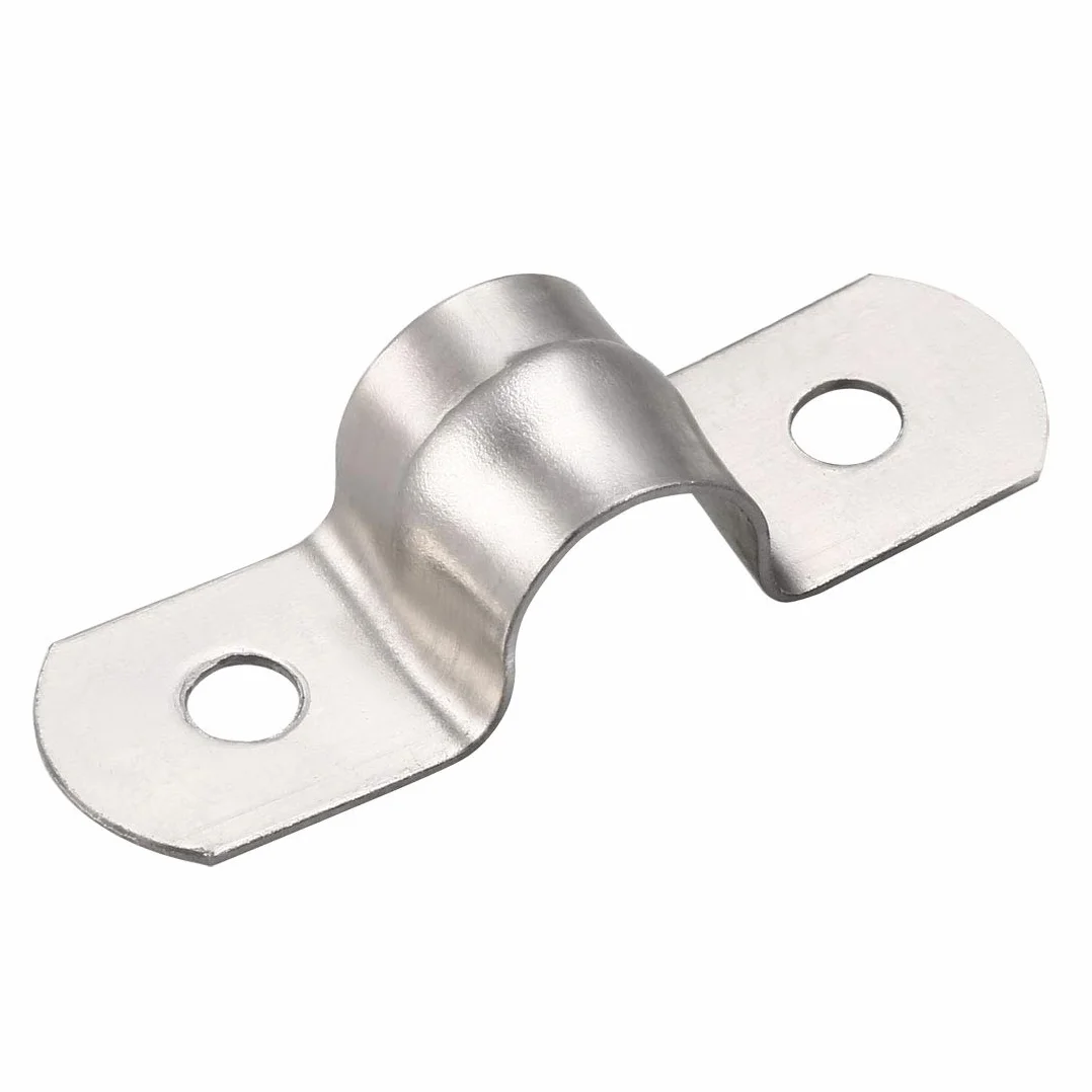 Obejmy do rur 304 stal szlachetna 20 sztuk 10 mm sztywne 2 zaciski otworowe