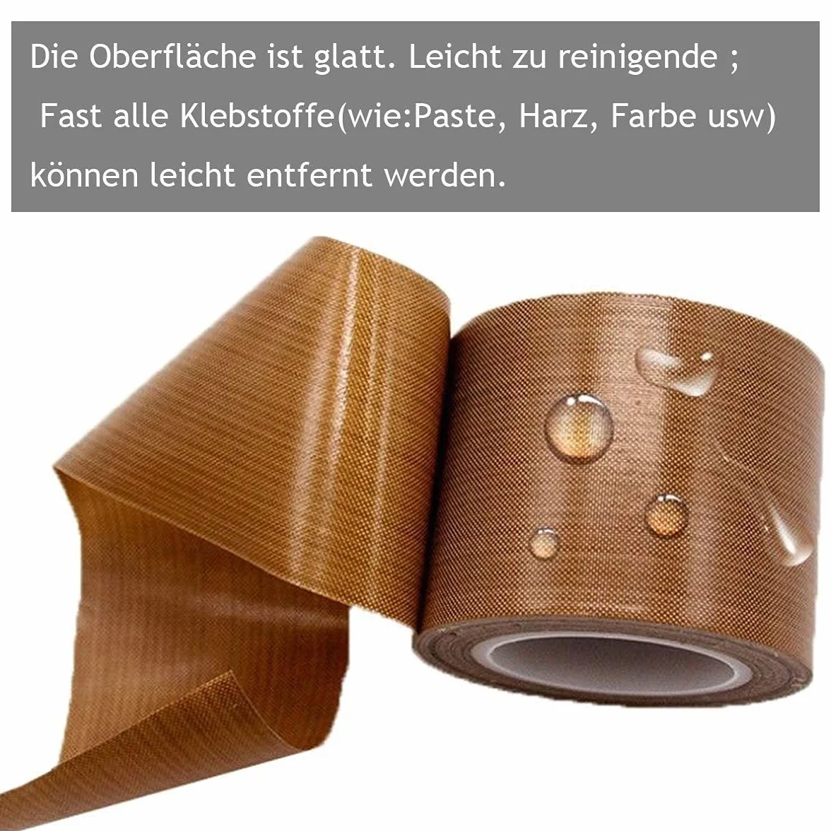 Taśma teflonowa PTFE 30 mm x 10 m do drukarki 3D, izolacyjna, wysokotemperaturowa
