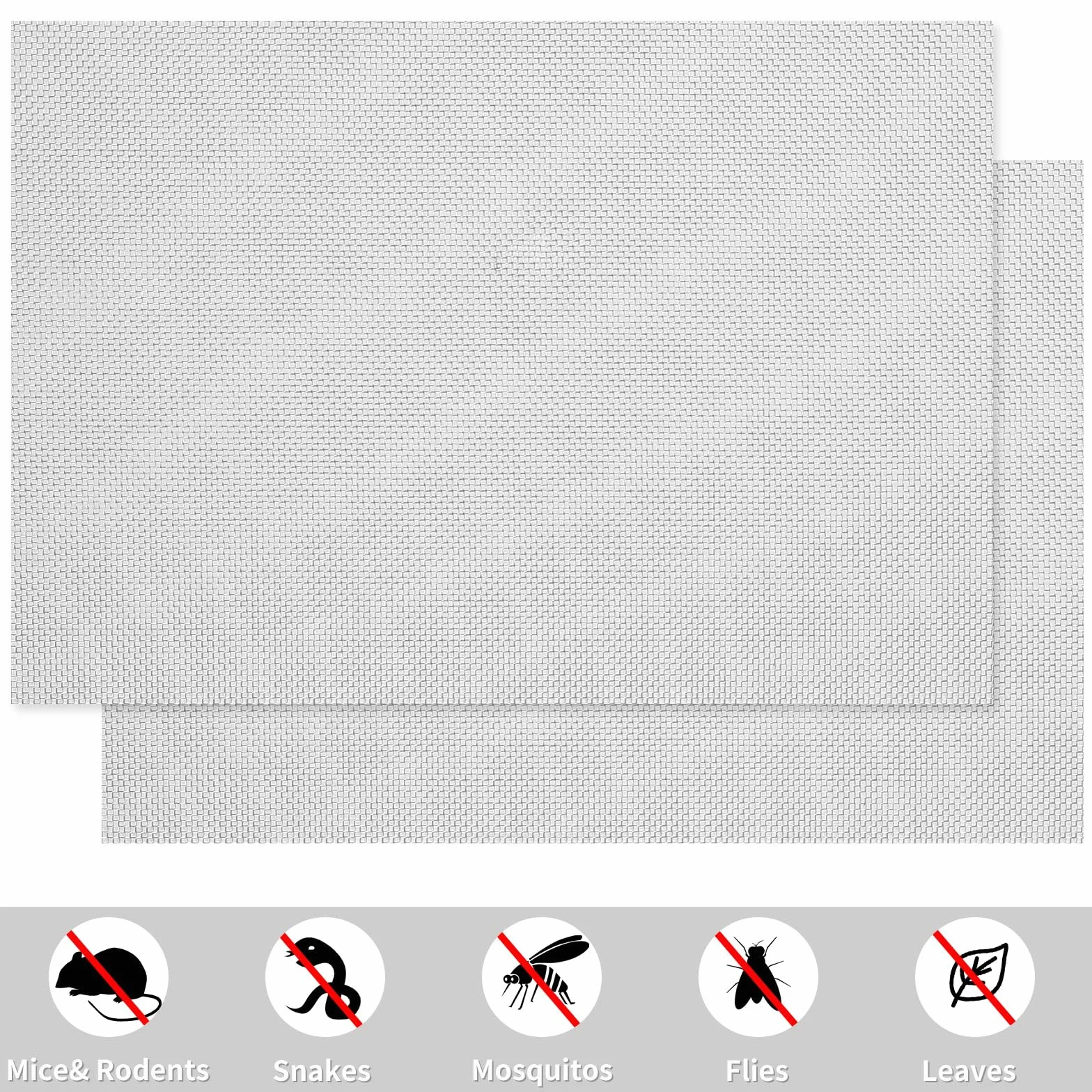 Siatka ze stali nierdzewnej 30x21 cm 20 oczek, moskitiera, siatka gryzoni 8 sztuk