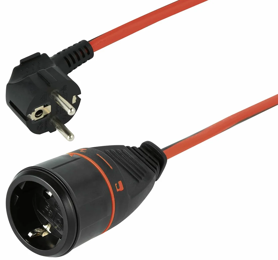 Przedłużacz z bębnem kablowym 50 m H05VV-F 3×1,5 mm² siła ciągnąca 12 kg