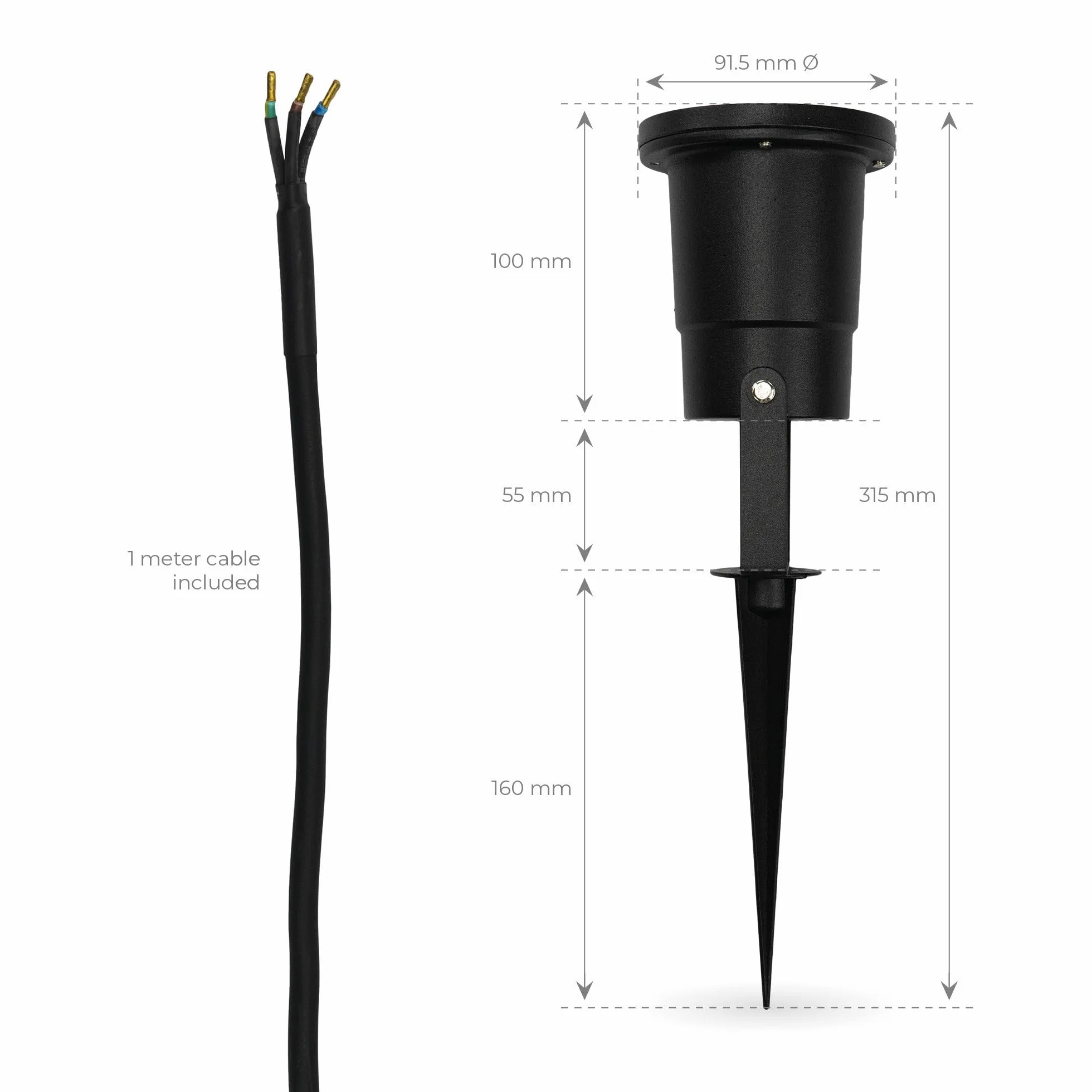 Ledvion Reflektor Ogrodowy LED IP65 220-240V Obrotowy Wodoszczelny