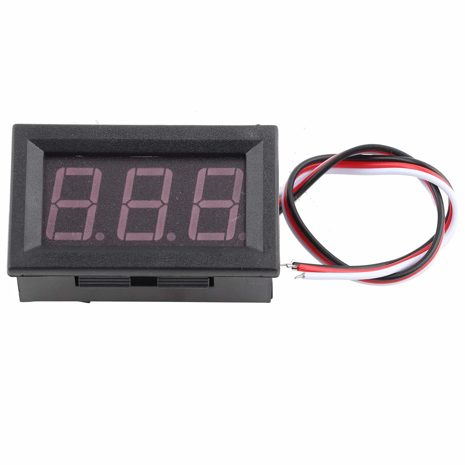 Voltmeter DC 0-100V Mini 0,56" LED Anzeige Digital Volt Panel Meter mit Verpolungsschutz Rot