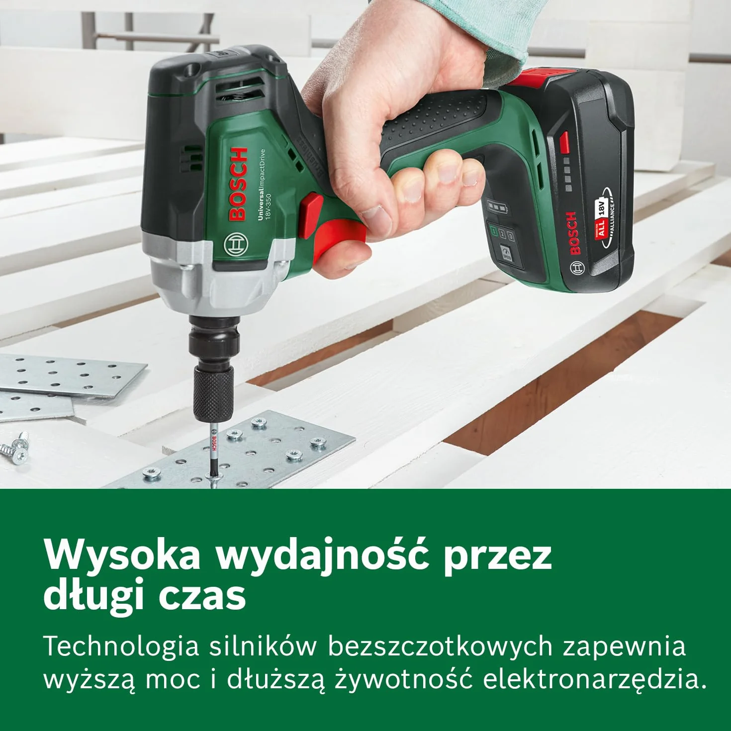 Bosch UniversalImpactDrive 18V-350 Akumulatorowy klucz udarowy 350 Nm 18V
