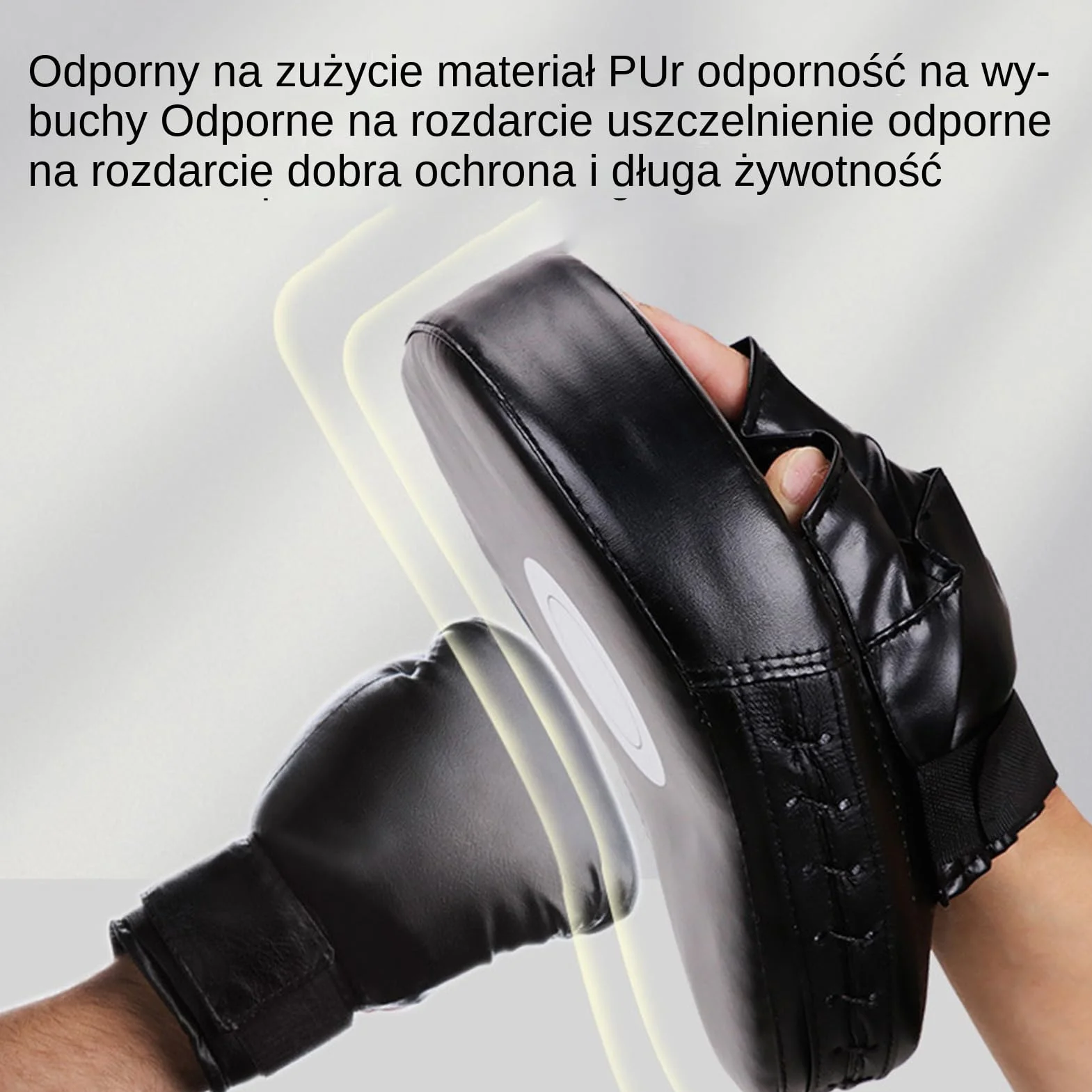 Boxing Pads, Mma Mitts, Kick Shield, Shock-Absorbing Curved Design, Pu Leather Durable Build, Training for Adults Kids Martial Arts, Martial Training, 10x7x2