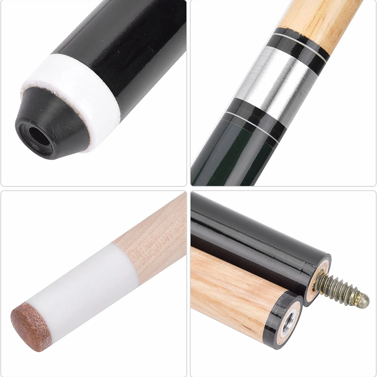 1.2M Kije Bilardowe, Drewno Klonowe Przenośne Lekkie Kije Bilardowe Stick Children Snooker Rod