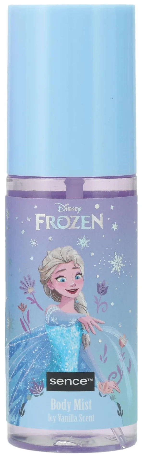 Disney Frozen Elsa & Anna Parfum spray do ciała Icy Vanilla, Vegan Beauty Body Mist, zapach pomysł na prezent, waniliowy spray do ciała Sence (1 x 100 ml)