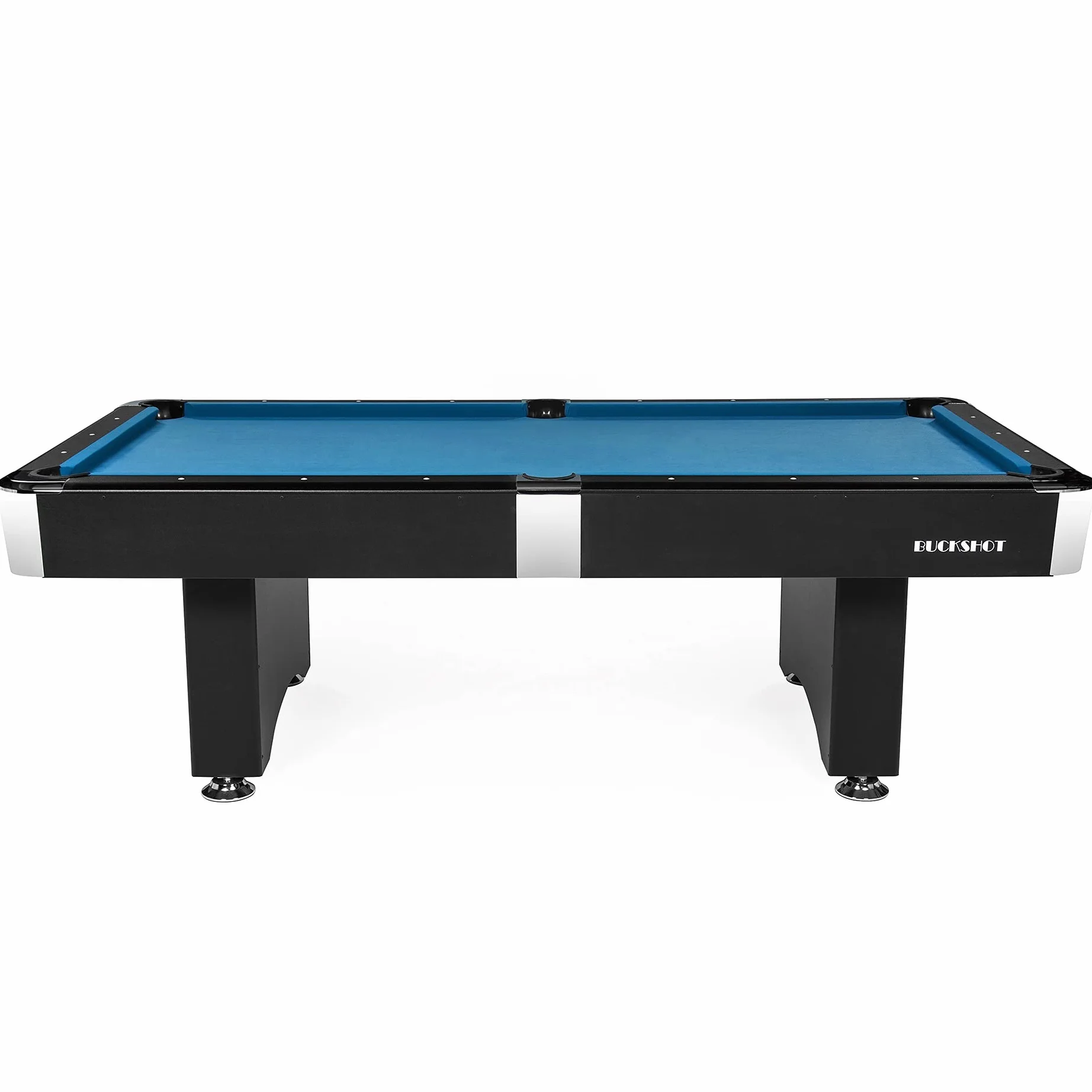Stół bilardowy 9ft BuckShot Manhattan - 282 x 155 x 80 cm - Amerykański bilard - automatyczny powrót piłek, bilard z akcesoriami - 150 kg