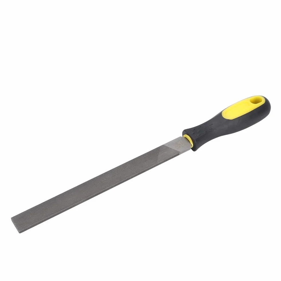 Pilnik Stalowy 8-calowy z Uchwytem Ostrzenie Narzędzie Kształtujące do Metalu Ergonomiczna Konstrukcja Specjalny Ząb