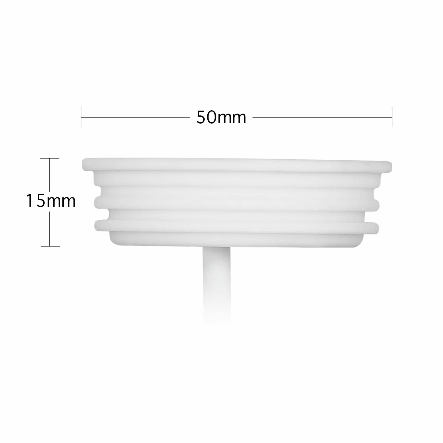 HCFEI 10 x Ultra płaski 230 V 3 W GU10 MR16 moduł LED 50 mm średnica reflektora 15 mm długość ciepła biel 3000 K 300 lm, możliwość ściemniania, 120° odbicia światła