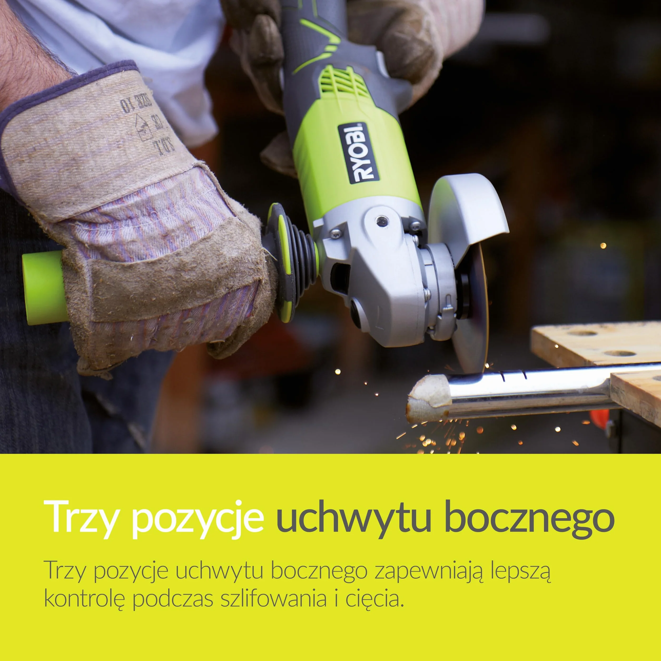 Ryobi R18AG-0 Szlifierka Kątowa Akumulatorowa 115 mm 18 V