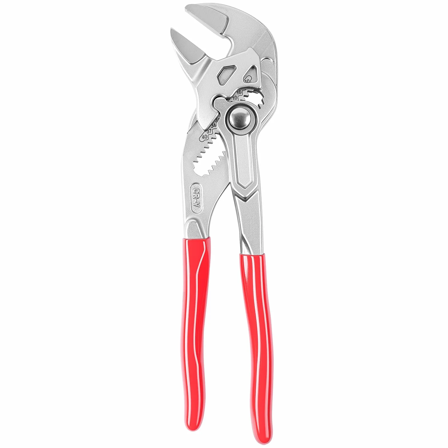 Klucz szczypcowy 180 mm regulowane szczypce do pomp wodnych stal Cr-V podwójne uchwyty równoległe szczęki