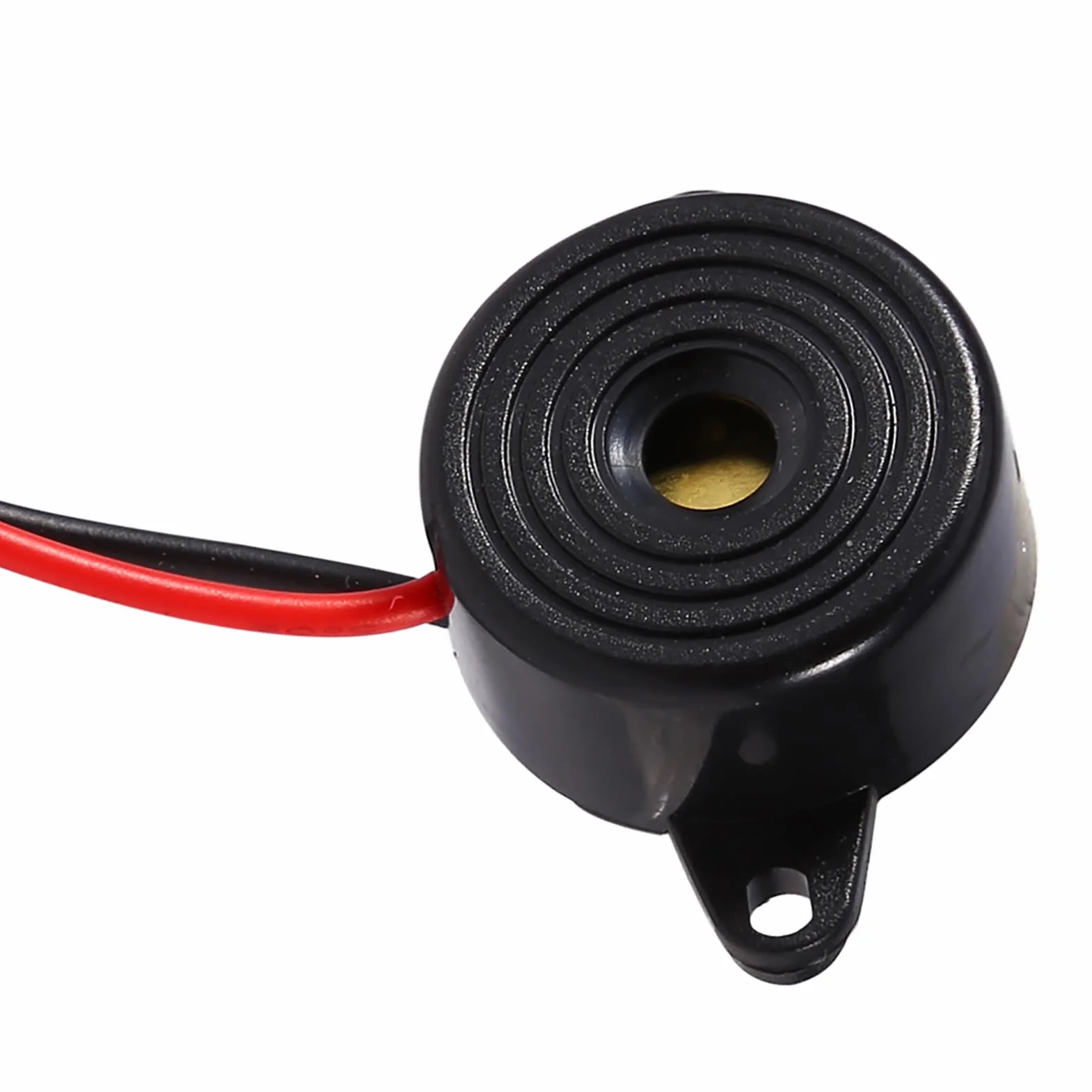 Buzzer Alarmowy, DC 3 do 24V Piezoelektryczny Buzzer Alarm Ciągły Dźwięk Długość Kabla 100mm Aktywny Piezoelektryczny Buzzer Alarm, Piezoelektryczne Przetworniki