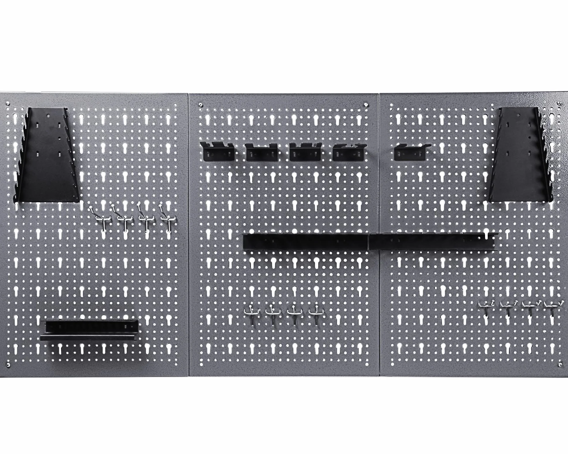 Ondis24 Ścianka narzędziowa 120x60 cm metalowa perforowana z hakami 22-częściowy