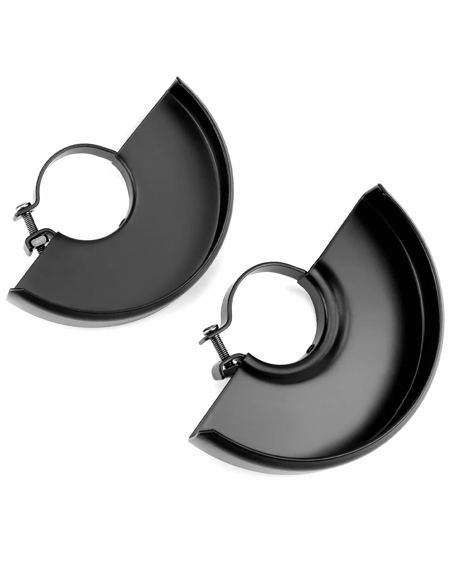QWORK osłona szlifierki kątowej 125 115 mm otwór wewnętrzny 42 mm czarna