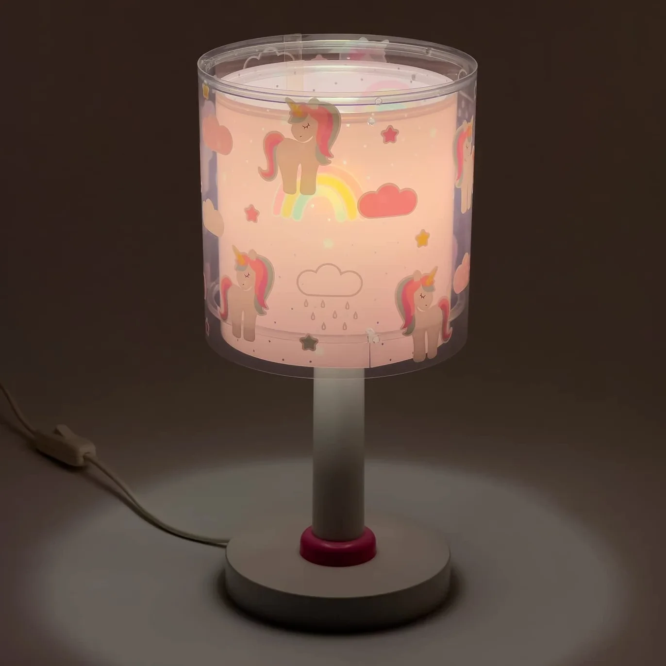 Dalber Jednorożce Dziecięca Lampa Stołowa E14 41591
