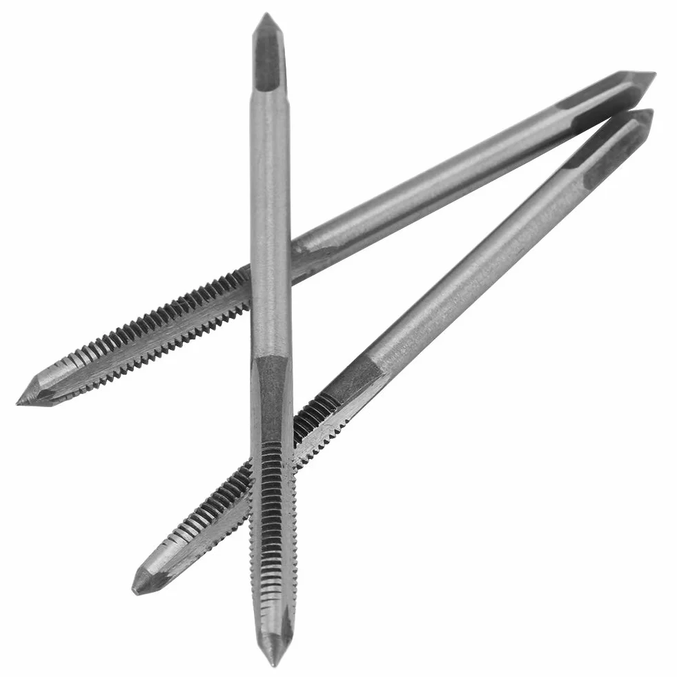 Gewindegewindebohrer M3 M4 M5 3 Stück Satz Lager Stahl Maschine Werkzeug Handwerkzeugzubehör