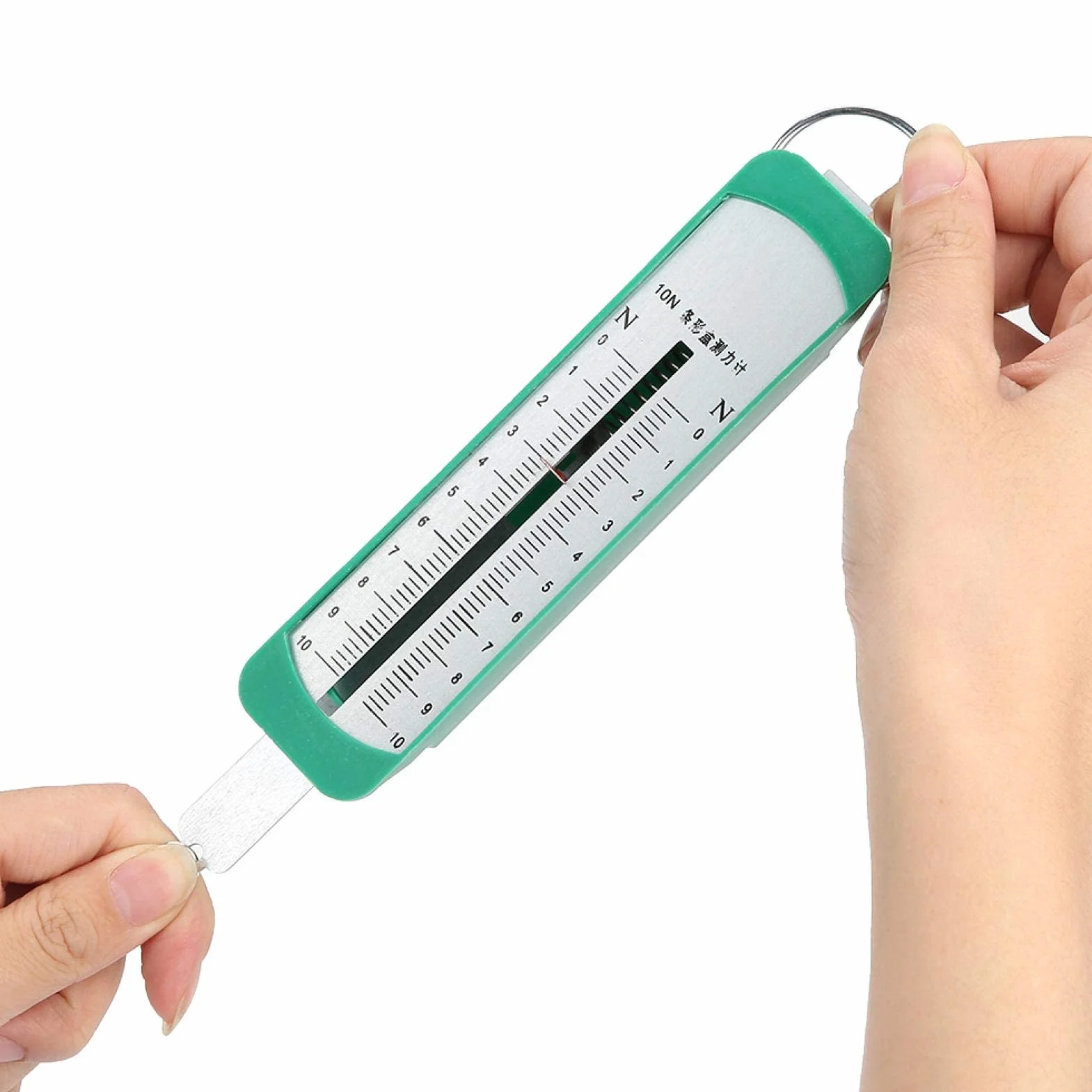 Dynamometr 10N Newton Meter Sprężynowy Drążek Dynamometryczny Fizyka Mechaniczny Instrument Eksperymentalny