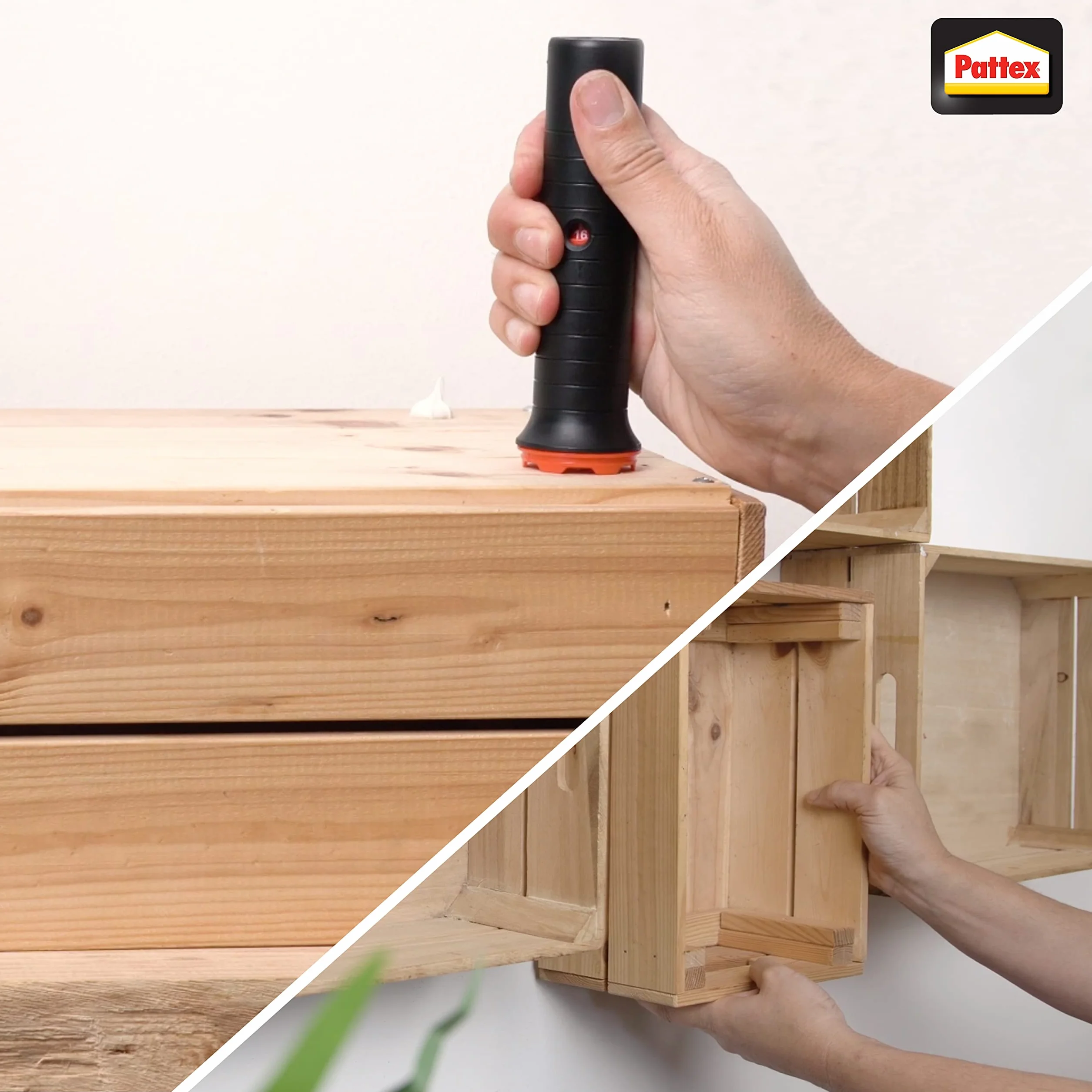 Pattex Klej montażowy Click & Fix, biały, z dozownikiem