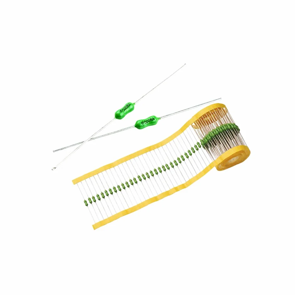 Bezpiecznik osiowy zielony 750mA Szybki uderzenie Pico Resistance Fuse 10szt