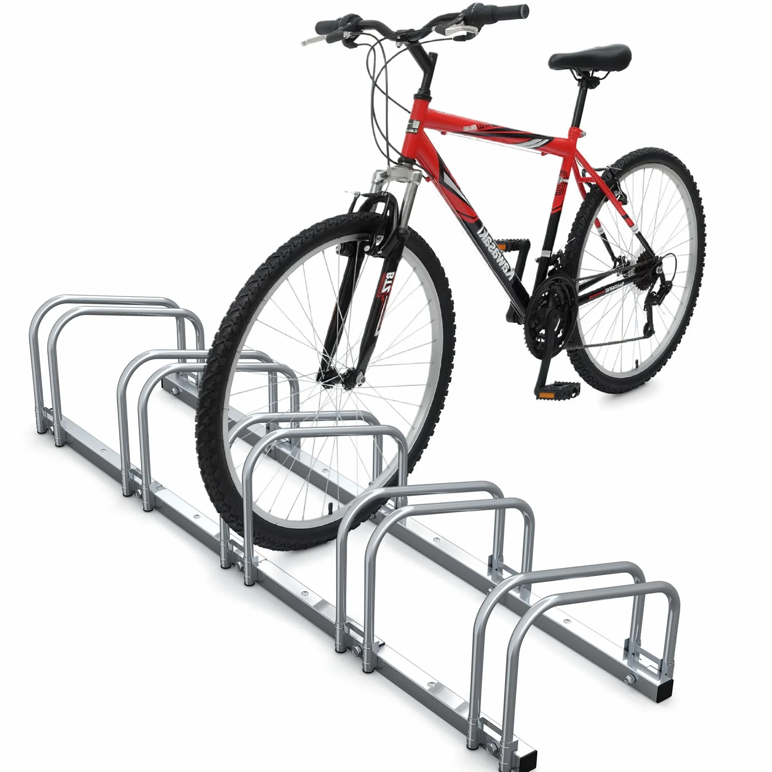 VOUNOT 4 stojak na rowery montowany na podłodze lub na ścianie bagażnik rowerowy do garażu bagażnik rowerowy do przechowywania rowerów stojak blokujący