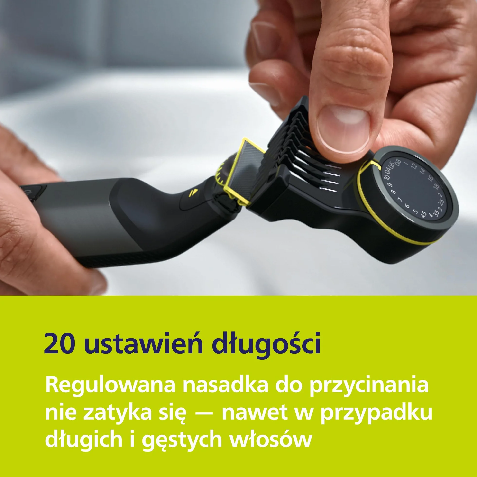 Philips OneBlade Pro 360 Autentyczny Elektryczny trymer do twarzy i ciała, golarka i groomer, 3x ostrze 360, grzebień o długości 20, zestaw do ciała, podstawka ładująca, etui podróżne, QP6652/35
