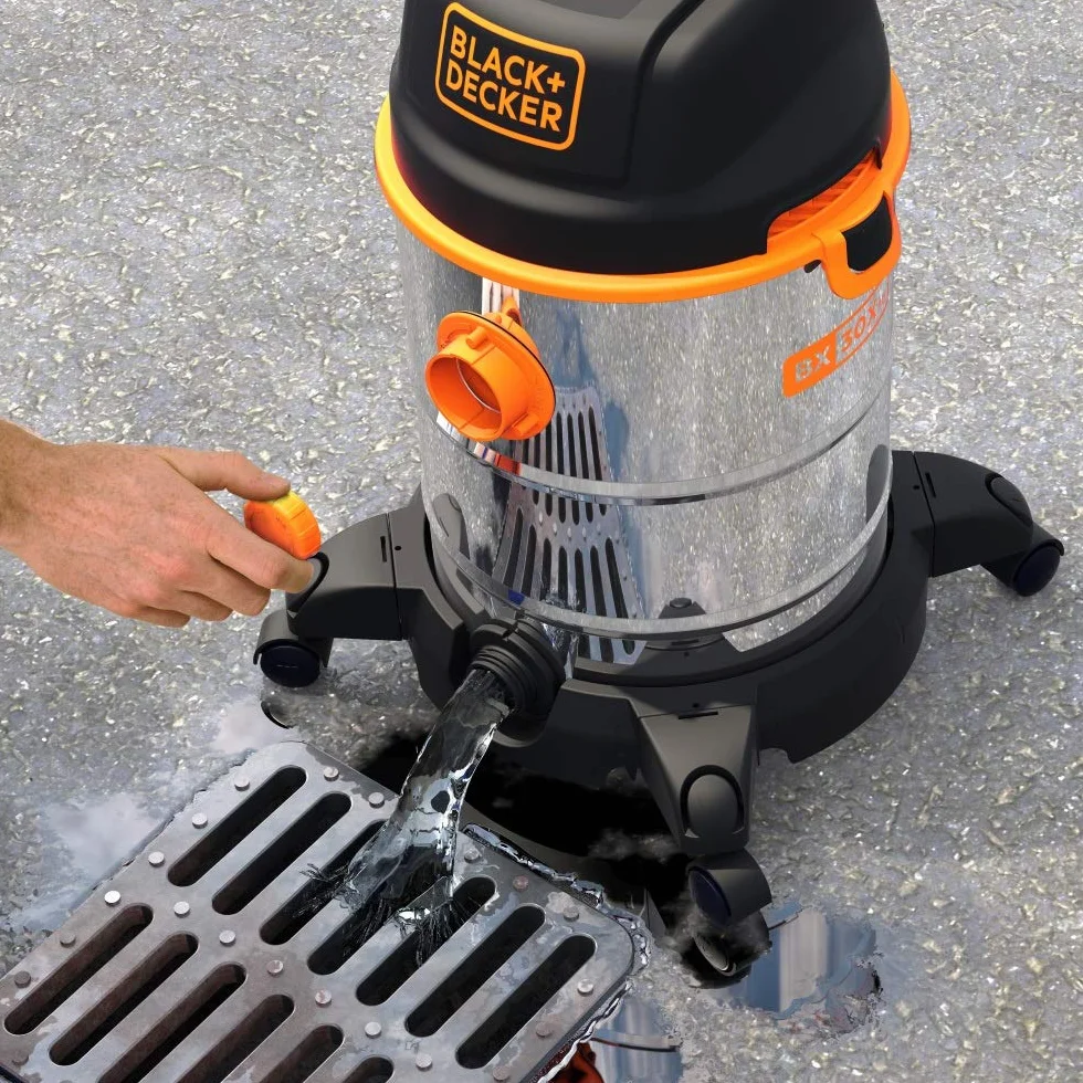 BLACK+DECKER BXVC30XTDE Odkurzacz do ciał stałych i płynnych 1600 W 30 litrów