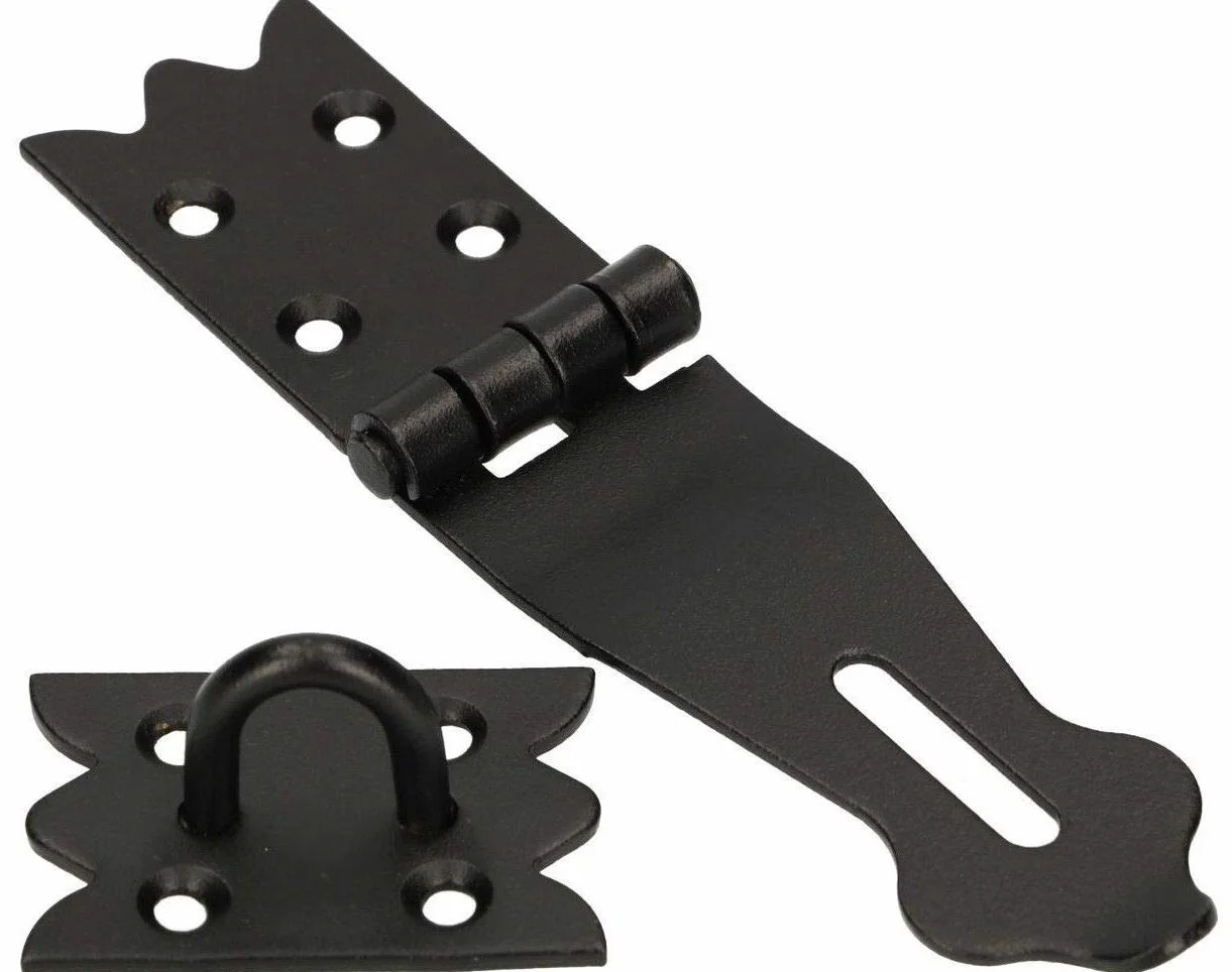 KOTARBAU® Zawias zabezpieczający 150 x 35 mm napadkowy do drzwi z ryglem zatrzaskowym