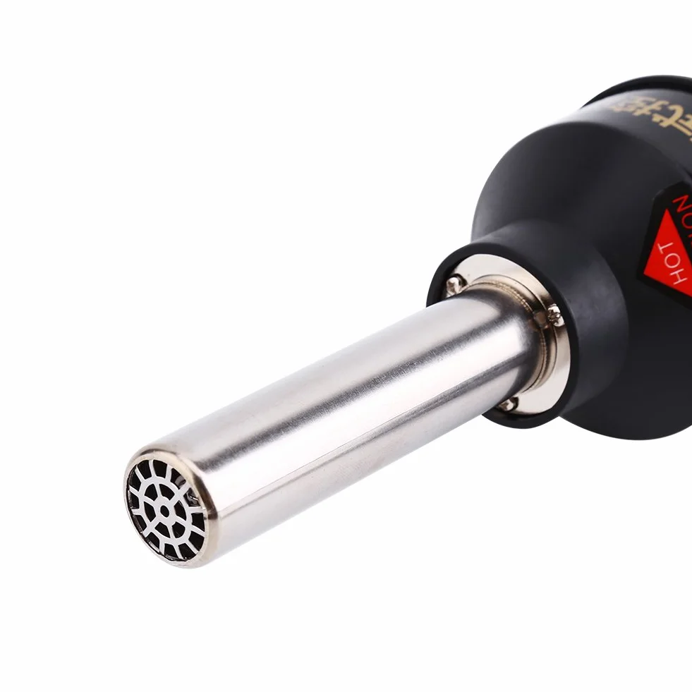 Pistolet na gorące powietrze 450 W LCD 4 dysze regulator temperatury