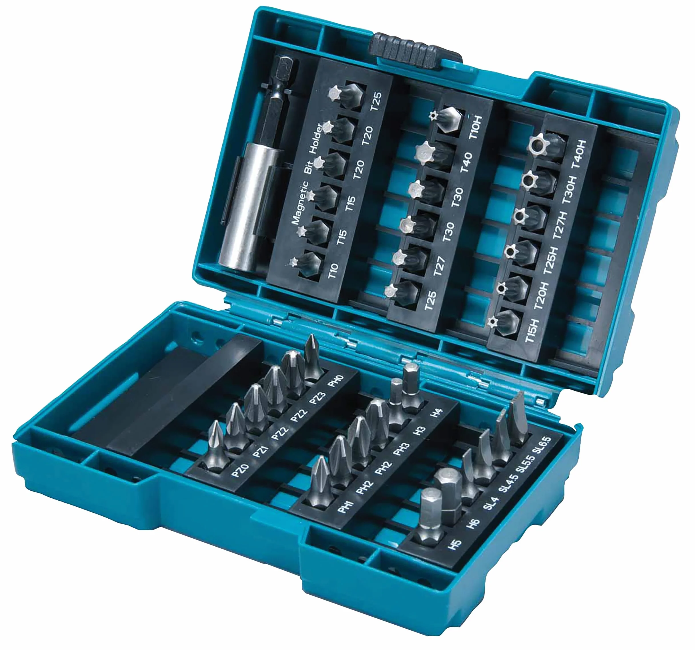 Makita B-28606 Zestaw Bitów 37 Elementów Niebieski