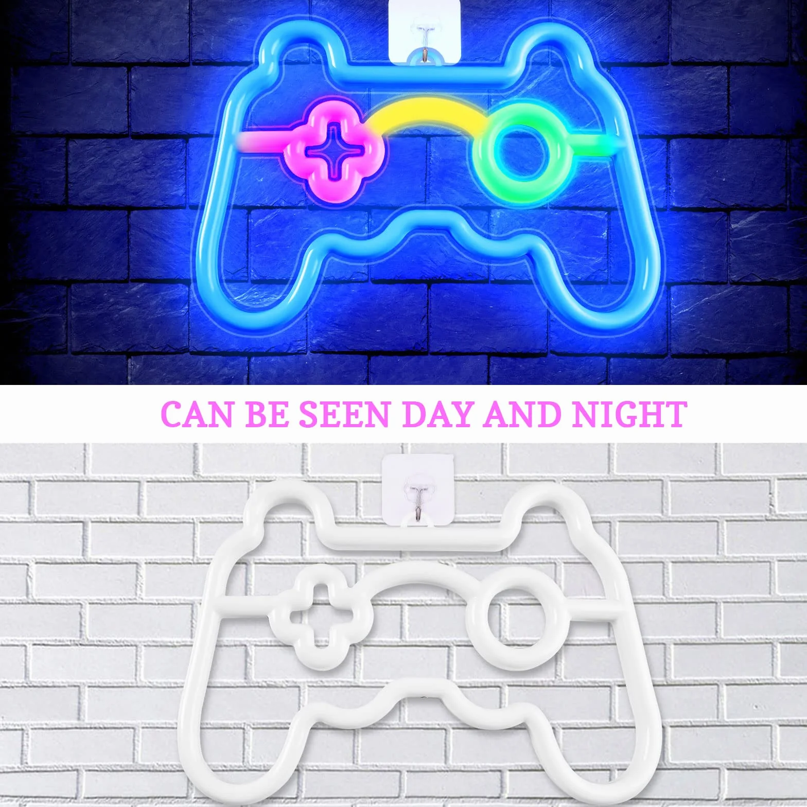 HOTUT Podświetlana dekoracja neonowa LED, akcesorium barowe, dekoracja ścienna do sypialni, pokoju zabaw, dekoracja barowa
