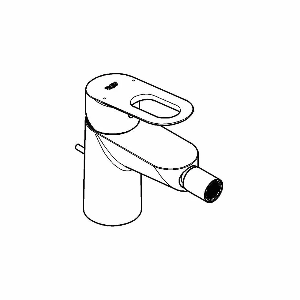 GROHE BauLoop Jednouchwytowa bateria bidetowa 1/2"
