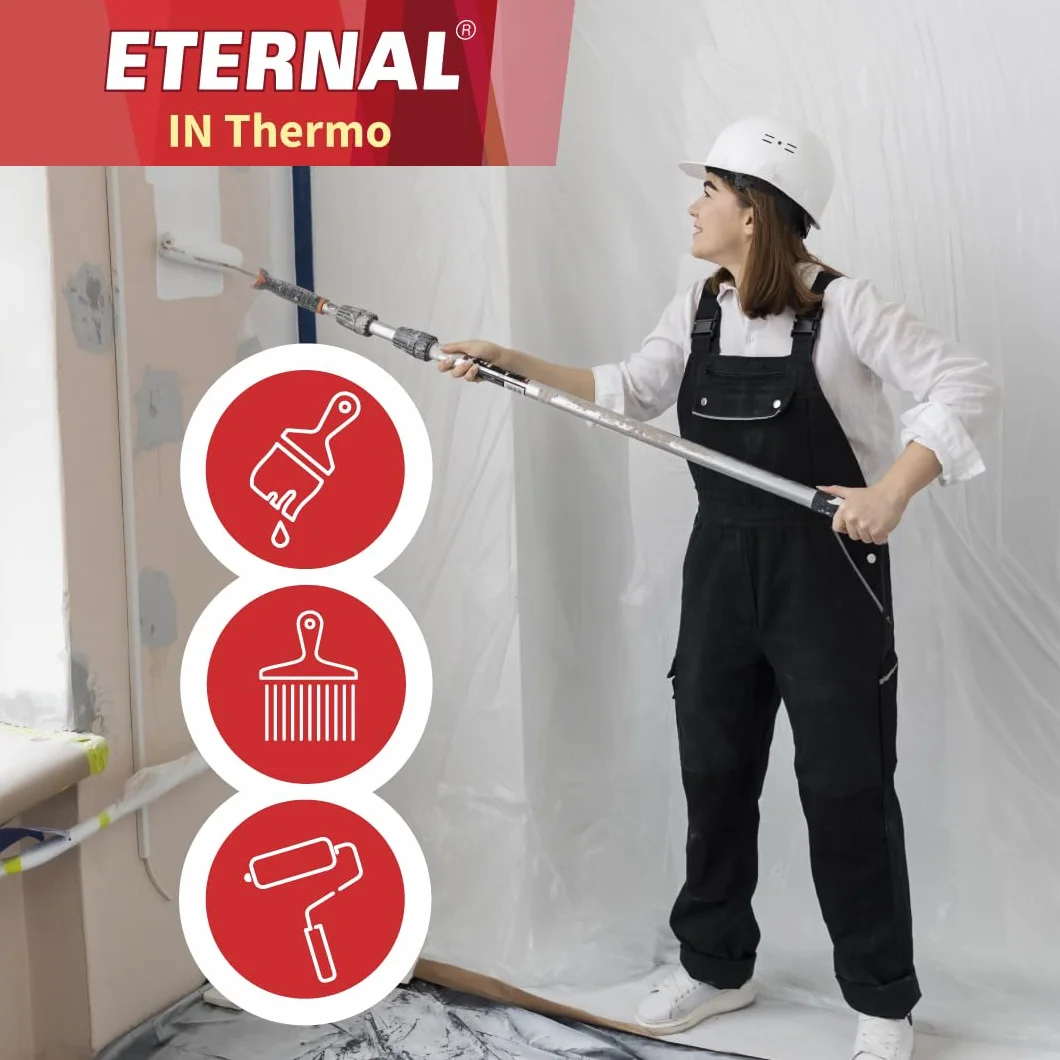 ETERNAL IN Thermo farba ścienna izolacja cieplna biała 4 kg 5 litrów