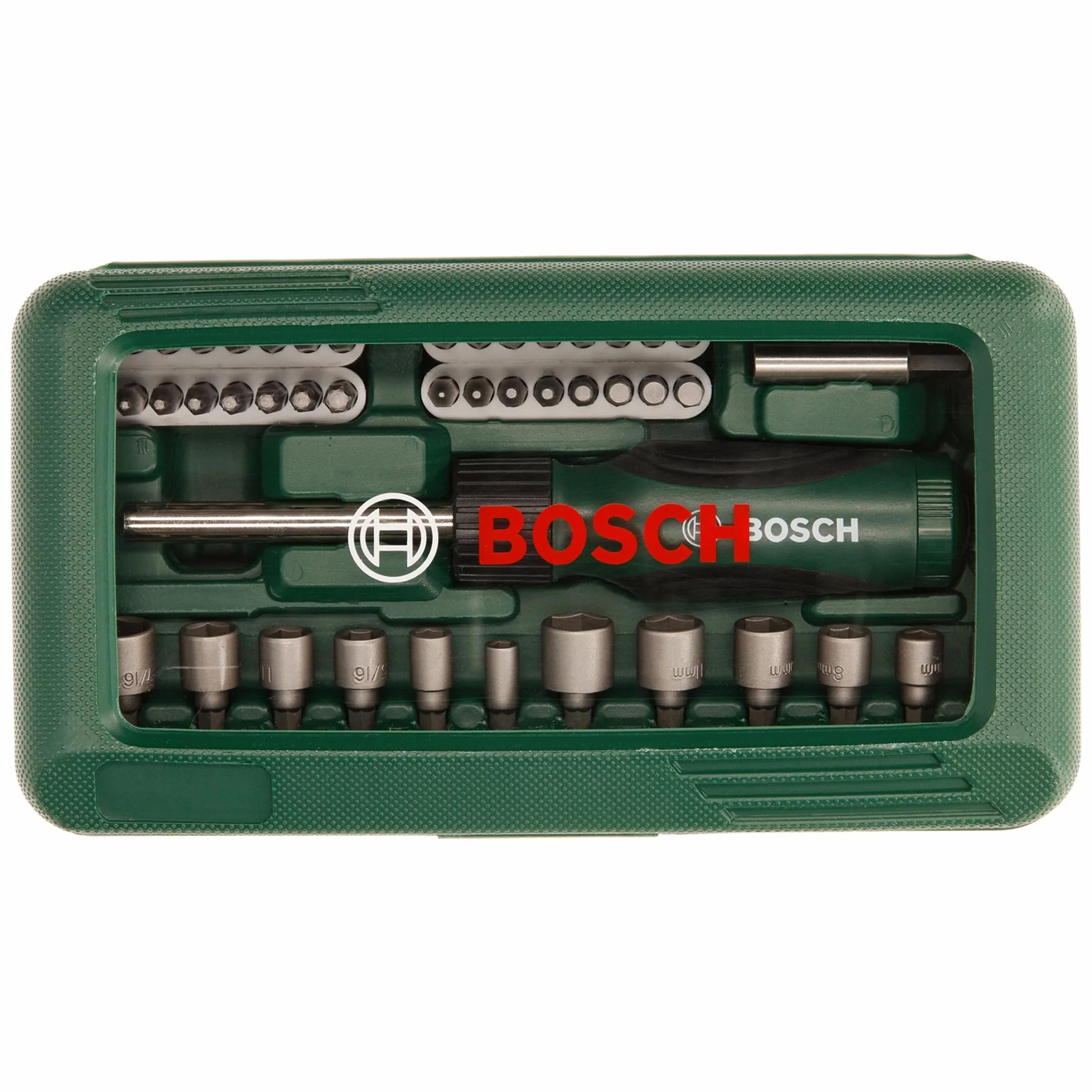 Bosch 46-częściowy zestaw bitów do wkrętarek i nasadek PH PZ Hex T S-Bit
