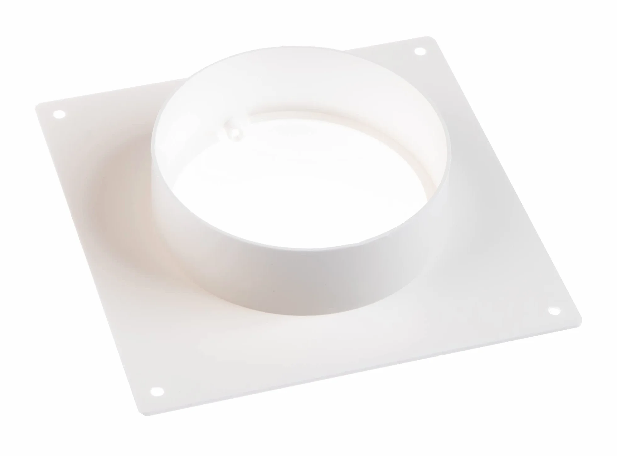 Steinberg14 Kołnierz ścienny 100 mm PVC łącznik rura okrągła wentylacyjna