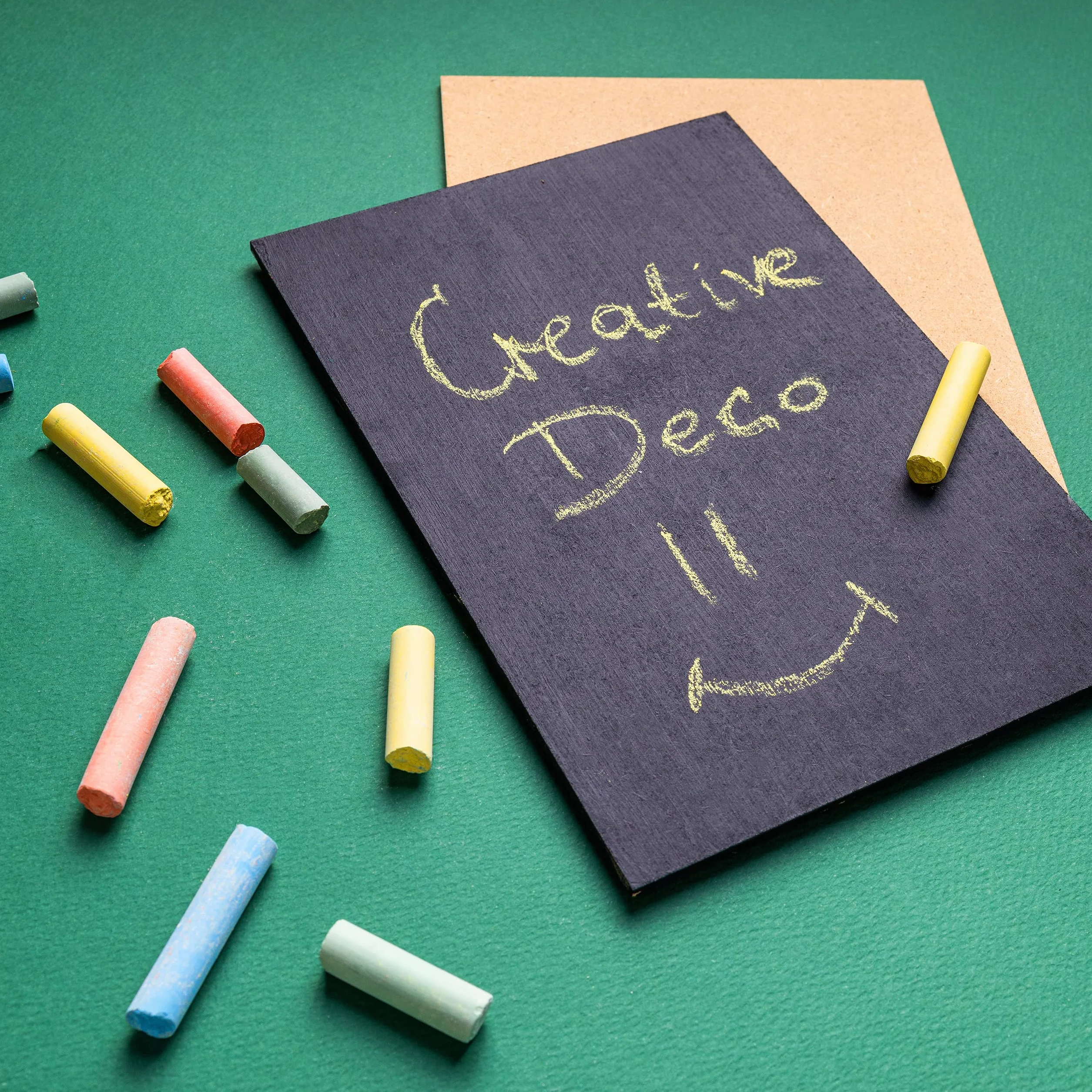 Creative Deco Farba Tablicowa Kredowa | 1000 ml | Matowe Wykończenie do Ścian, Drewna, Metalu i Szkła | Nietoksyczna | Idealna do Rysowania i Pisania Kredą
