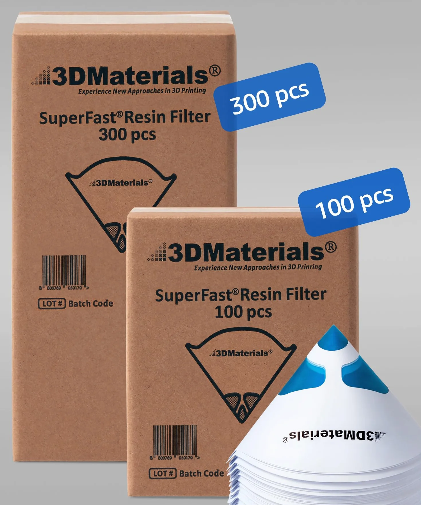 Filtr Jednorazowy 300 sztuk Sitko do Farb i Żywic 3D SuperFilter