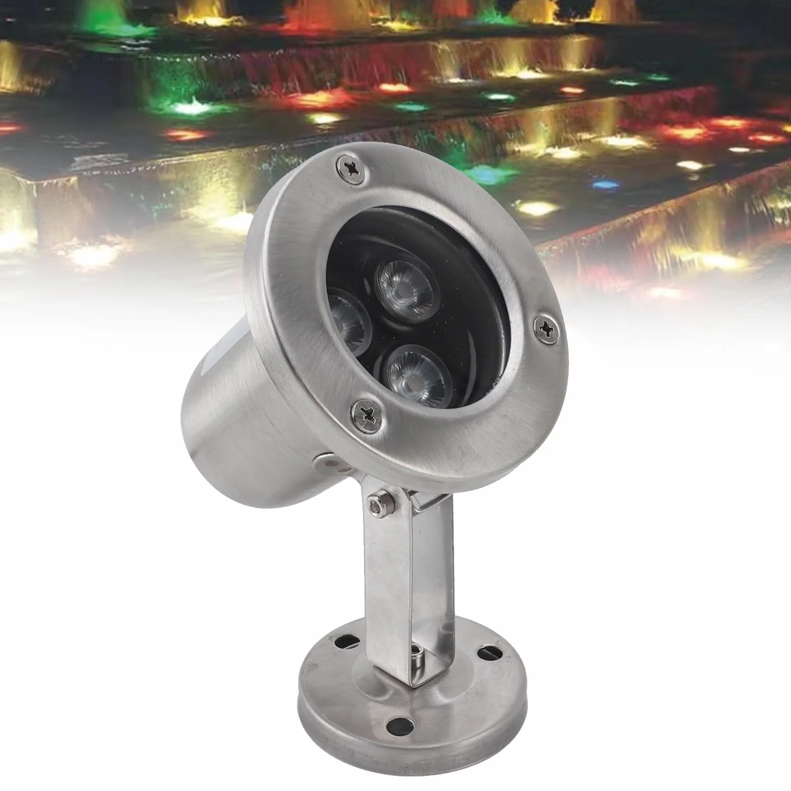 Kolorowe Diody LED do Oczek Wodnych RGB Podwodne Reflektory Punktowe IP68 3 W